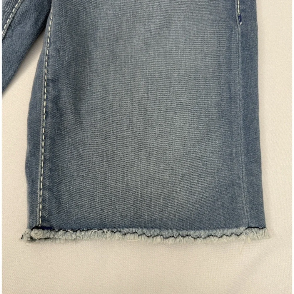 NWT True Religion Geno‎ Cut Off Short Youth Boys 16 Blue Denim